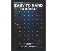 Easy to Hard Sudoku Puzzles: Sudoku Puzzles with Easy to Read about Logic, Focus, and Brain Training | 6x9 inches, 120 pages | 12x12 Grids - Gift for Beginners, Adults, and Puzzle Lovers