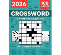 Easy to Medium Crossword Puzzles for Adults: Brain-Boosting Fun - Engaging Puzzles for Beginners and Intermediate Solvers