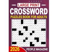 Easy To Medium People Magazine Crossword Puzzles For Adults: Step up gently from approachable to engaging for steady momentum