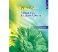 Easy-to-play Alleluia from Exultate Jubilate. Klavier Solo.
