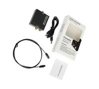 Easy to Use Digital Optical to Analog Stereo Converter Adapter with R/L Connectors Stereo Output USB Power Cable