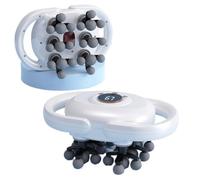 Easy to Use Pistola for fascia multi-testa, massaggiatore vibrante for il rilassamento muscolare for atleti(White 22 heads)