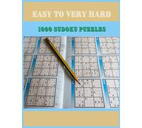 Easy to Very Hard 1000 Sudoku Puzzles: Intellect Puzzles game Book,Sudoku Puzzle Gift Idea