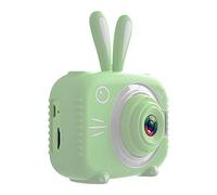 Easy-topbuy - Videocamera digitale per bambini, 1080P HD, con schermo da 2,0", IPS, con custodia in silicone per selfie, per bambini da 4 a 10 anni Verde