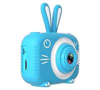 Easy-topbuy - Videocamera digitale per bambini, 1080P HD, con schermo da 2,0", IPS, con custodia in silicone per selfie, per bambini da 4 a 10 anni blu