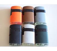 EASY TORCH 8 Double Tempesta Accendino in 6 Colori Assortiti con Doppio Turbo Fiamma (Blu)