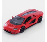 Easy Toys Modellino Auto Compatibile con Lamborghini Countach LPI 800. Auto Giocattolo in Scala con Porte Apribili. Modellismo Automobile. (Rosso)