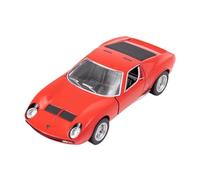 Easy Toys Modellino Auto Compatibile con Lamborghini Miura P400 SV. Auto Giocattolo in Scala con Porte Apribili. Modellismo Automobile. (Rosso)