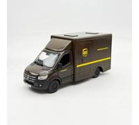Easy Toys Modellino Auto Compatibile con Mercedes Sprinter UPS - Furgone Giocattolo in Scala con Porte Apribili - Modellismo Automobile