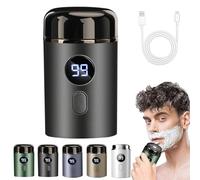 Easy Trim, Mini Rasoio Elettrico Per Intimo Uomo, Easytrim Rasoio Wet & Dry Usb Ricaricabile, IPX7 Impermeabile, Basso Rumore Potente Motore Ad Alta Velocità (Grigio)