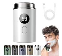 Easy Trim, Mini Rasoio Elettrico Per Intimo Uomo, Easytrim Rasoio Wet & Dry Usb Ricaricabile, IPX7 Impermeabile, Basso Rumore Potente Motore Ad Alta Velocità (Bianco)