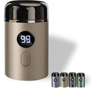Easy Trim Pro 2.0 Easy Trim Rasierer Mini Rasoio Elettrico per Uomo Mini Rasoio Intimo Lavabile Senza Fili USB Viaggi