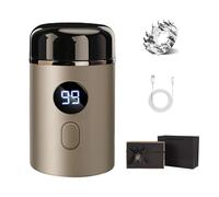 Easy Trim Pro 2.0, Ipx7 Easy Trim Razor for Wet and Dry, Men Portable Mini Electric Shaver with Led Display for Face (ZPCS)