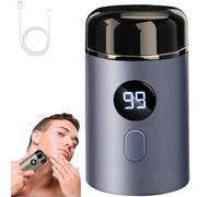 Easy Trim Pro 2.0,mini Rasoio Elettrico Per Intimo Uomo,rasoio Elettrico Parti Intime Uomo, USB Ricaricabile, Waterproof Shaver Electric Beard Trimmer for Travel (Bleu)