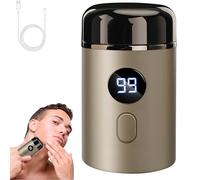 Easy Trim Pro 2.0,mini Rasoio Elettrico Per Intimo Uomo,rasoio Elettrico Parti Intime Uomo, USB Ricaricabile, Waterproof Shaver Electric Beard Trimmer for Travel (Or)