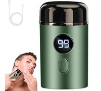 Easy Trim Pro 2.0,mini Rasoio Elettrico Per Intimo Uomo,rasoio Elettrico Parti Intime Uomo, USB Ricaricabile, Waterproof Shaver Electric Beard Trimmer for Travel (Vert)