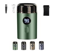 Easy Trim Pro, Easy Trim Rasoio, Ipx7 Impermeabile Tondeuse Wet & Dry Usb Ricaricabile, Cuchilla Reemplazable Mini Rasoio Elettrico Per Intimo Uomo (Vert)