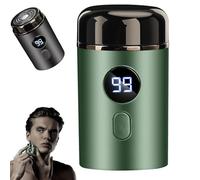 Easy Trim Pro, Mini Rasoio Elettrico Per Intimo Uomo, Waterproof Shaver For Intimate Are Electric Beard Trimmer, Wet And Dry (verde)