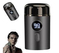 Easy Trim Pro, Mini Rasoio Elettrico Per Intimo Uomo, Waterproof Shaver For Intimate Are Electric Beard Trimmer, Wet And Dry (grigio)