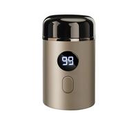 Easy Trim Pro - Rasoio Elettrico Uomo, Tondeuse Wet & Dry USB Ricaricabile, Tecnologia SaveEdge Anti-Tagli IPX7 Impermeabile, 30 Giorni Autonomia (Oro)