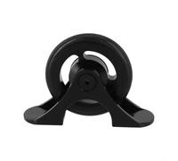 Easy Wheel - Rullo per parafango Brompton e per bici 3sixty, parte di ricambio leggera anodizzata, colore argento (nero)
