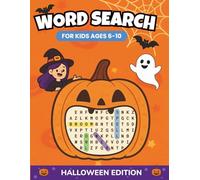 Easy Word Search for Kids Ages 6-10 - Halloween Edition: Large Print Sight Word Puzzles in Fun Shapes for Pre-K, Kindergarten and 1st Grade | Early ... Book | Includes Coloring on Every Puzzle