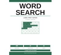 Easy Word Search for Seniors - Large Print: 150 Relaxing Puzzles for an Active Mind | 20 Fun Themes | Complete Answer Key