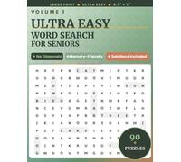 Easy Word Search for Seniors - Volume 1 - Large Print (8.5 x 11): Ultra Easy, Memory-Friendly Word Search Puzzles: Very Simple and Relaxing Puzzles with Short Familiar Words | Solutions Included