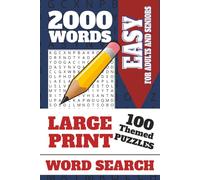 Easy Word Search Puzzle for Adults: 100 Word Search Puzzles with Large, Easy-to-Read Print Featuring Fun Everyday Themes and Relaxing Word Finds | 6x9 inches, 127 pages … Gift for Relaxation, Focus, and Stress Relief