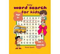 Easy Word Search Puzzles for kids Ages 5-7: Simple, large-print word searches perfect for young learners. Help your child build confidence with their first sight words