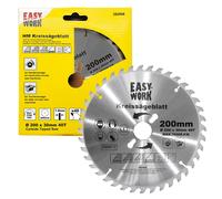 Easy Work Lama Sega Circolare 140-400mm VHM Metallo Legno MDF Plastica 30mm