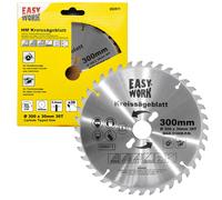 Easy Work Lama Sega Circolare 140-400mm VHM Metallo Legno MDF Plastica 30mm