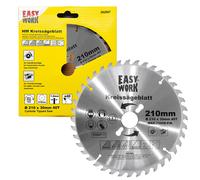 Easy Work Lama Sega Circolare 140-400mm VHM Metallo Legno MDF Plastica 30mm