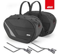 EASY10 GIVI COPPIA BORSE LATERALI 35L + T213 HONDA XL 650 V TRANSALP 2000-2007