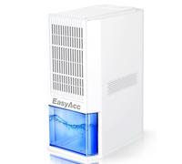 EasyAcc® 1,3L/giorno Deumidificatore Casa AntiMuffa Deumidificatori Elettrico Portatile Silenzioso-Autosbrinamento-Riciclabile-7 Luci Colorate-Risparmio Energetico per Camera Bagno(Q22-V2000ml)