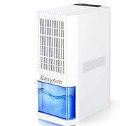 EasyAcc® 1L/giorno Deumidificatore Casa AntiMuffa Deumidificatori Elettrico Portatile Silenzioso-Autosbrinamento-Riciclabile-7 Luci Colorate-Risparmio Energetico per Camera Bagno Armadio(Q22)