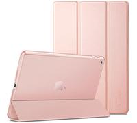 EasyAcc Custodia Cover Compatibile con iPad 9 Generazione/iPad 10.2 2021 2020 2019 / iPad 8. 7. Generazione, Cover Posteriore Opaca Ultra Sottile Traslucida con Funzione Auto Wake Up/Sleep,Oro Rosa