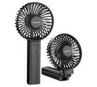 EasyAcc Ventilatore Portatile USBC 3-13 Ore Ventilatori a Mano Elettrico Ricaricabile 4 Velocità Pieghevole Silenzioso Lavabile Ventilatore a Batteria Viaggio per All'aperto Casa Tavolo
