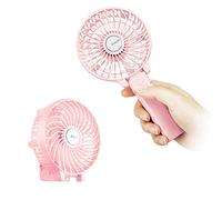 EasyAcc® Ventilatore Portatile Viaggi USB 10 Ore con Cordino, Ventilatore a Mano a Batteria Pieghevole, 3 Velocità/Più Venduto da 7 Anni/Silenziosa/Ricaricabile per Desktop All'aperto