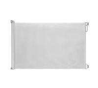 EasyBaby Cancelletto retrattile extra largo ed extra alto, si estende fino a 180,3 cm di larghezza, 100 cm di altezza, cancello retrattile bianco/animale domestico per scale, porte, corridoi, interni