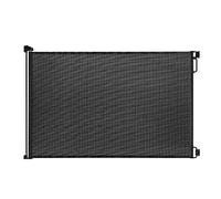 EasyBaby Products - Cancelletto retrattile per bambini, extra largo, altezza 83,8 cm, allungabile fino a 180,3 cm, colore: Nero