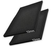 Easyboost 2 Filtri dell'aria Spugna Schiuma Spessore 10mm Universale da ritagliare 28x15cm per Scooter Moto Quad Tosaerba Decespugliatore Motosega Filtraggio per Carburatore