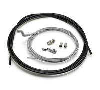 Easyboost Cavo Flessibile Z Acceleratore Ø1.5mm con Guaina e Morsetto Z Ferma Lunghezza 2,5 metri Kit di riparazione per Tosaerba Decespugliatori da Giardino