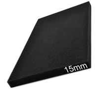 Easyboost Filtro dell'aria Spugna Schiuma Spessore 15mm Universale da ritagliare 28x15cm per Scooter Moto Quad Tosaerba Decespugliatore Motosega Filtraggio per Carburatore