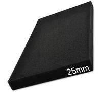 Easyboost Filtro dell'aria Spugna Schiuma Spessore 25mm Universale da ritagliare 28x15cm per Scooter Moto Quad Tosaerba Decespugliatore Motosega Filtraggio per Carburatore