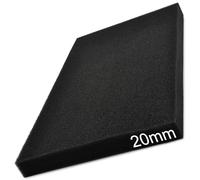 Easyboost Filtro dell'aria Spugna Universale da ritagliare 29x15cm Spessore mm per Scooter Moto Quad Tosaerba Decespugliatore Motosega Filtraggio per Carburatore (Spessore 20mm)