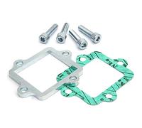 Easyboost Rialzo Basetta 5mm Carburatore Valvola Lamellar per Yamaha Aerox Jog-R MBK Nitro Mach-G Malaguti Minarelli orizzontale - Aumenta la Potenza del tuo Scooter con un Kit 70, 80cc o 90cc