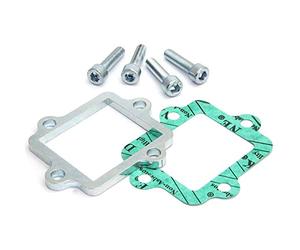 Easyboost Rialzo Basetta 5mm Carburatore Valvola Lamellar per Yamaha Aerox Jog-R MBK Nitro Mach-G Malaguti Minarelli orizzontale - Aumenta la Potenza del tuo Scooter con un Kit 70, 80cc o 90cc