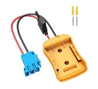 EasyByMall Adattatore per batteria, convertitore 20 V, cablaggio, per Dewalt DCB205 DCB206, cavo 12AWG per giocattoli