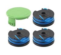 EasyByMall Bobina di ricambio per tosaerba Greenworks (4,9 m), in plastica, 4 pezzi, compatibile con i modelli 2101602 e 2101602A, 2900719
